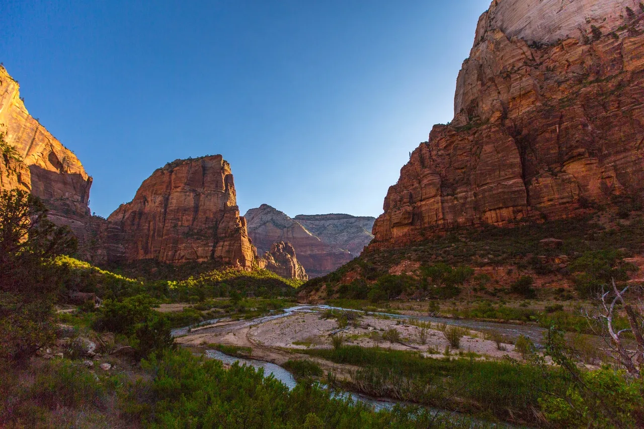 Zion National Park canyon landscape