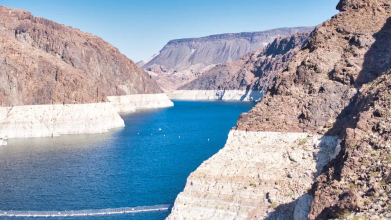 An image of Lake Mead on the Colorado River
