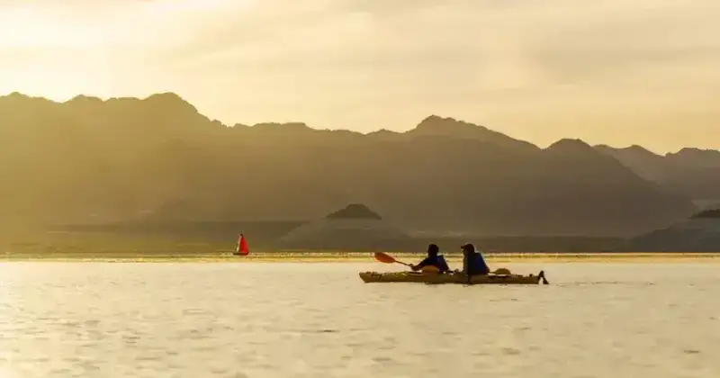 Kayaking on Lake Mead