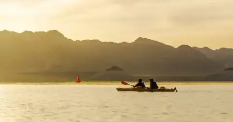 Kayaking on Lake Mead
