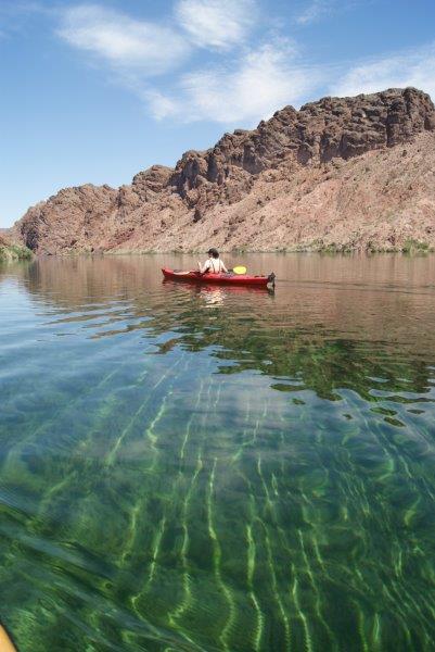 Black Canyon along the Colorado River, just below the Hoover Dam