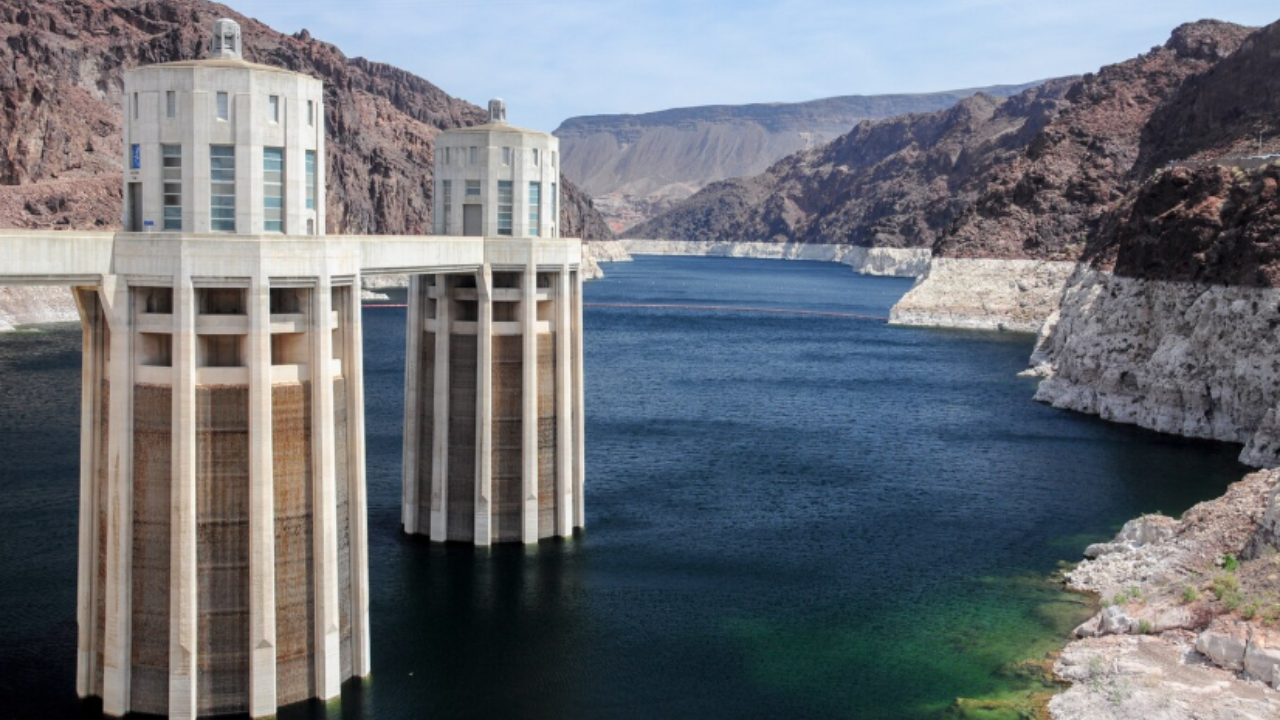 Hoover Dam in Nevada.