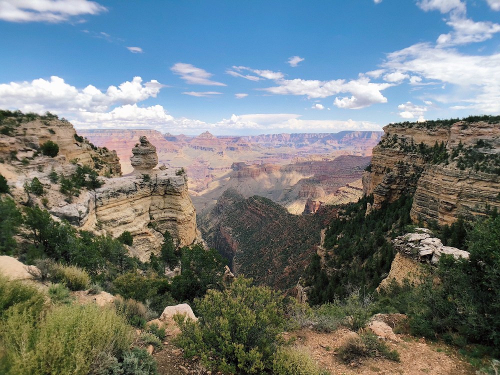 Gorgeous landscape of Black Canyon under a clear blue sky